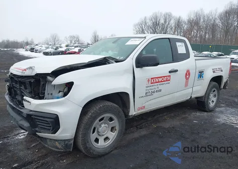 2021 Chevrolet Colorado z USA, uszkodzony, nr VIN 1GCHSBEA1M1139984